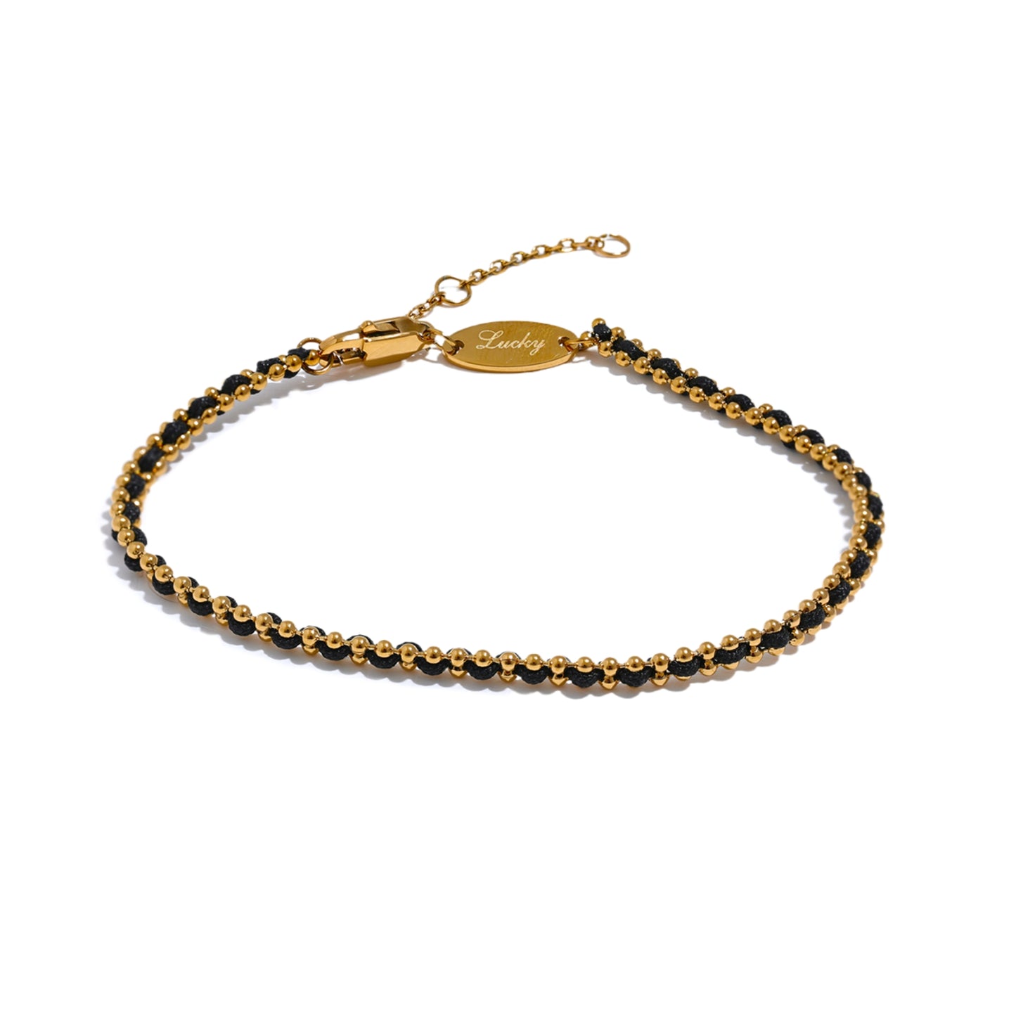 18K Gold Plated Stainless Steel Hypoallergenic Waterproof Tarnish Free Lucky Bracelets The Aura