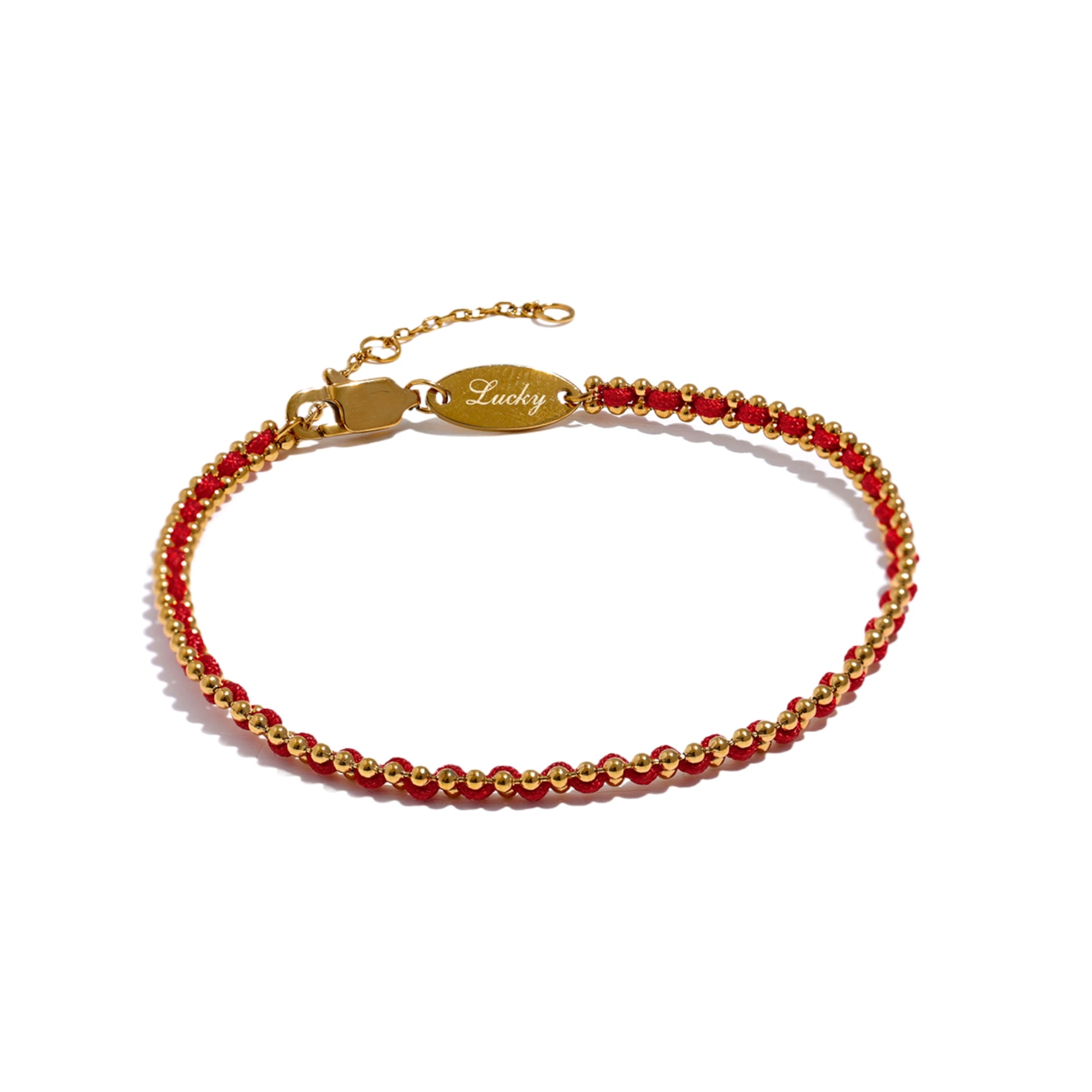 18K Gold Plated Stainless Steel Hypoallergenic Waterproof Tarnish Free Lucky Bracelets The Aura