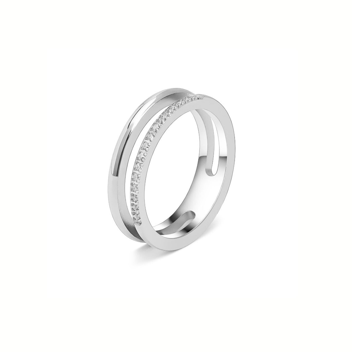 Stainless Steel Hypoallergenic Waterproof Tarnish Free Waterproof Sweatproof No-Fade Aria Ring The Aura