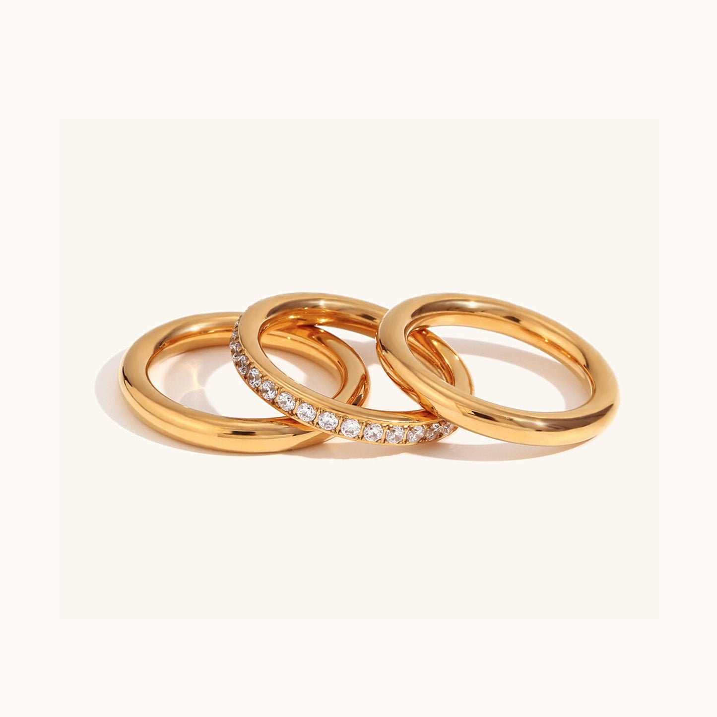 Classic Trio Ring Set