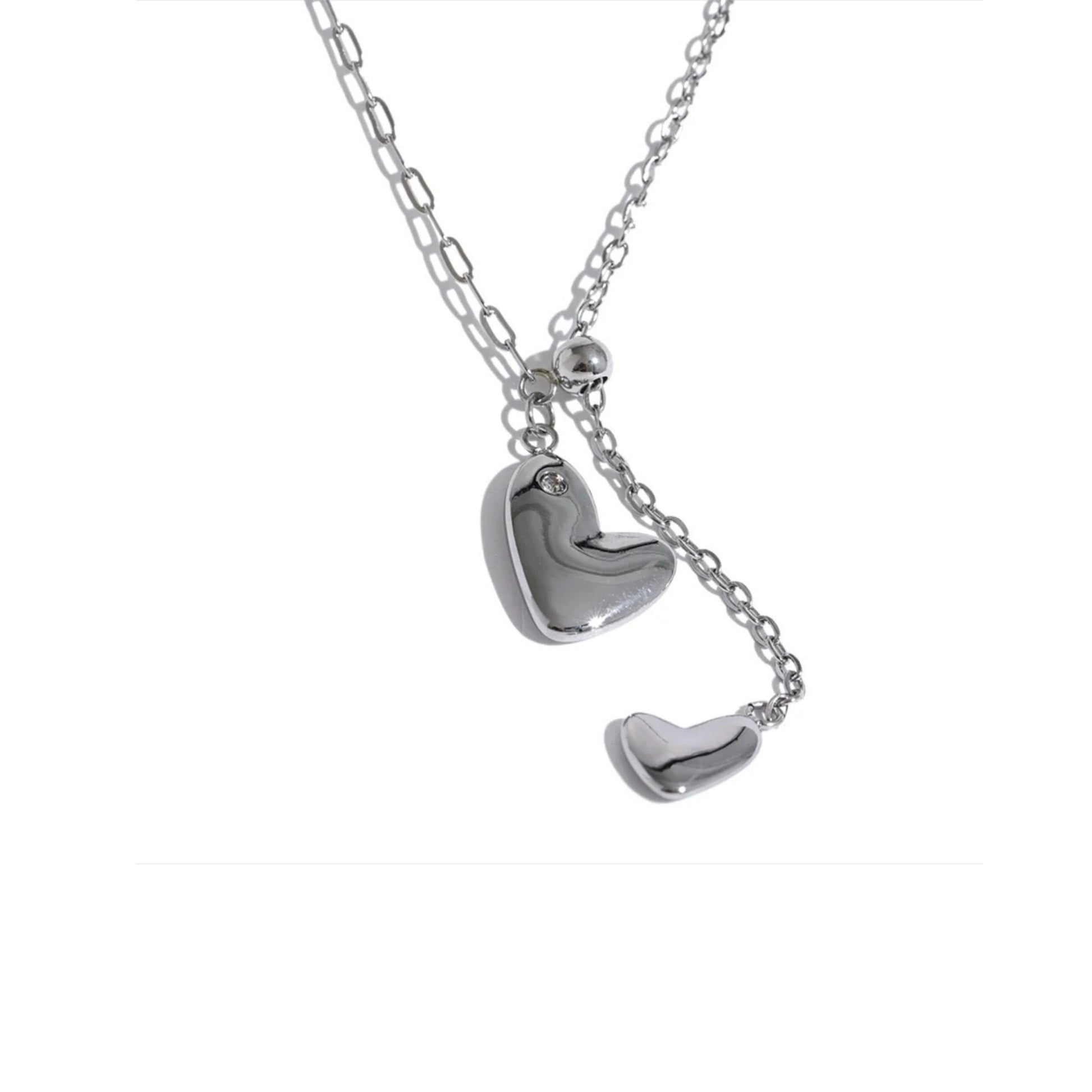 Stainless Steel Hypoallergenic Waterproof Tarnish Free Follow Your Heart Necklace The Aura