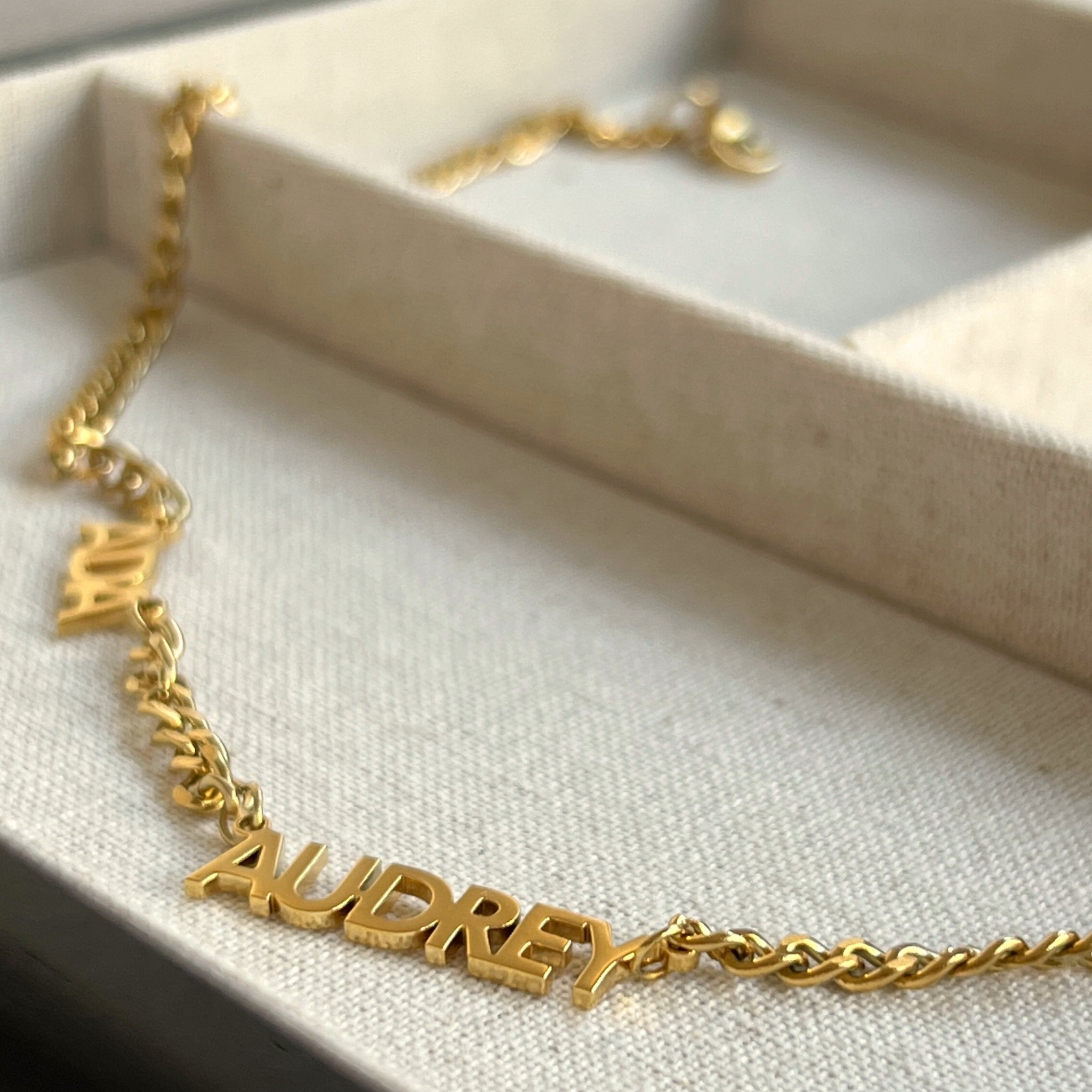 Affordable deals nameplate necklace