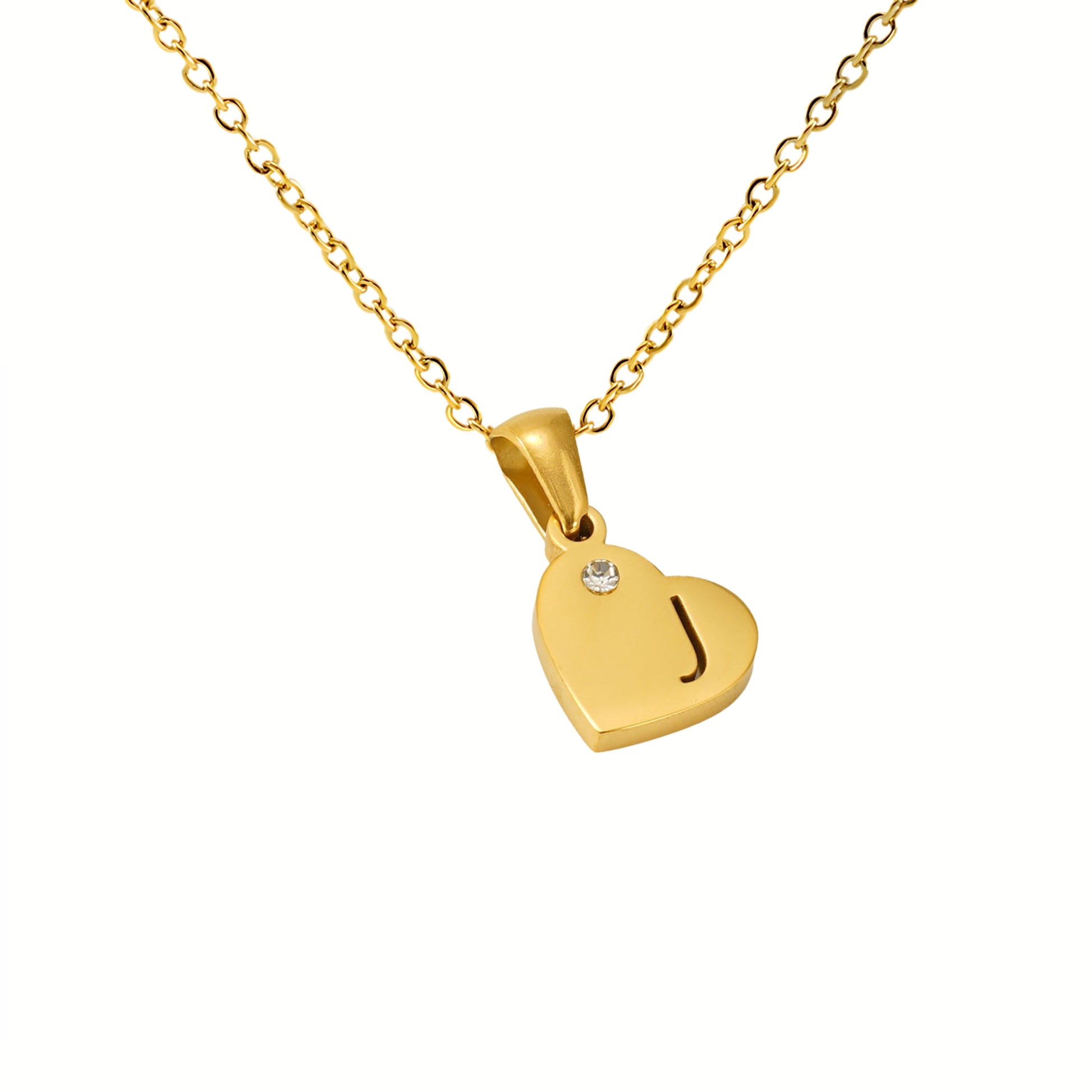 18K Gold Plated Stainless Steel Hypoallergenic Waterproof Tarnish Free Waterproof Sweatproof No-Fade In My Heart Necklace The Aura