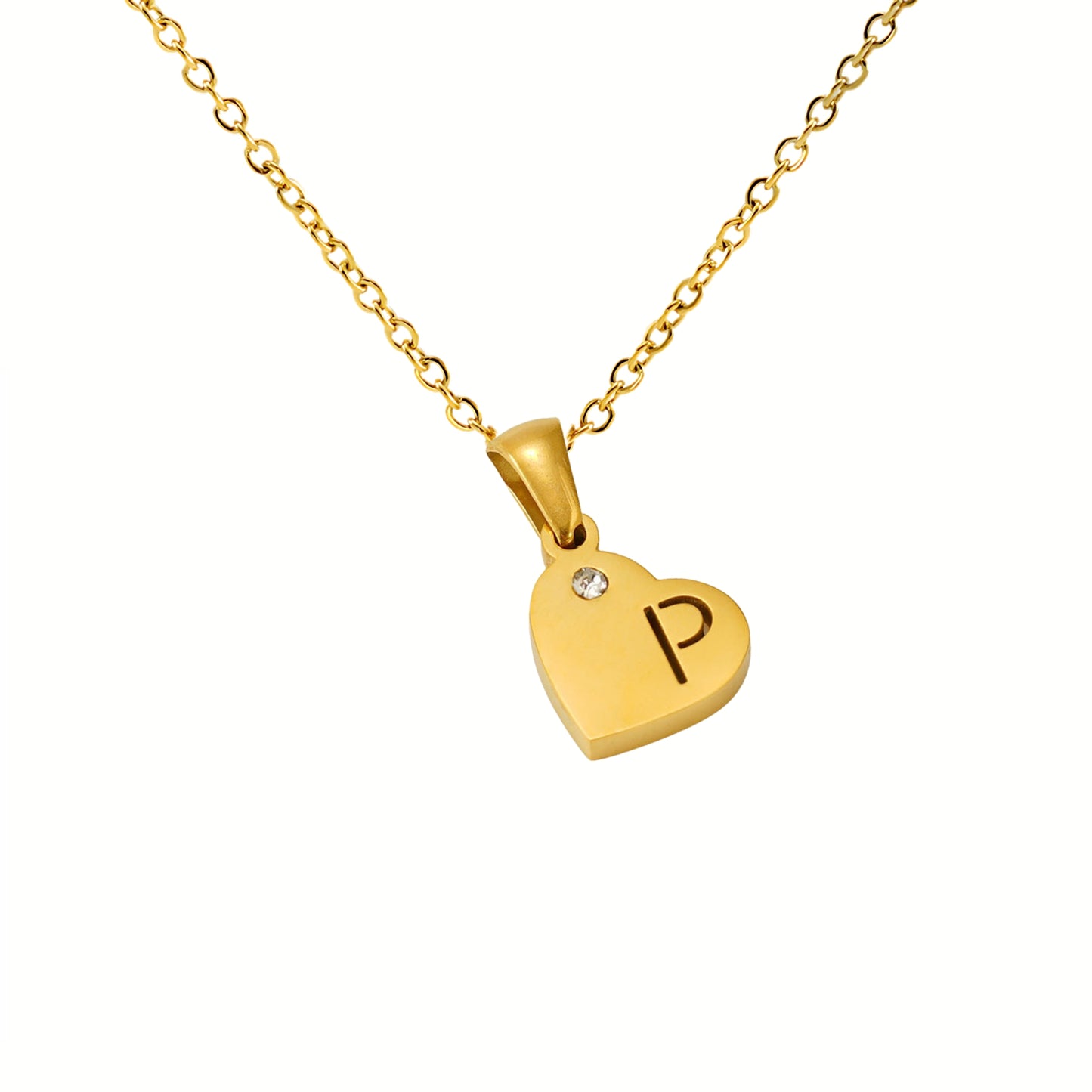 18K Gold Plated Stainless Steel Hypoallergenic Waterproof Tarnish Free Waterproof Sweatproof No-Fade In My Heart Necklace The Aura