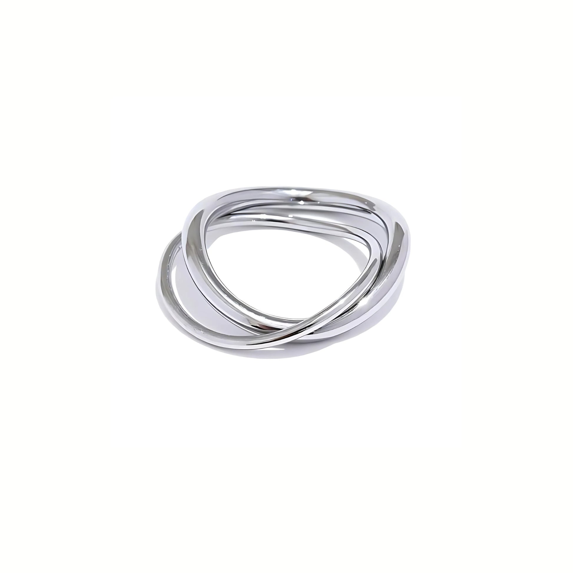 Stainless Steel Hypoallergenic Waterproof Tarnish Free Waterproof Sweatproof No-Fade Infinity Ring The Aura