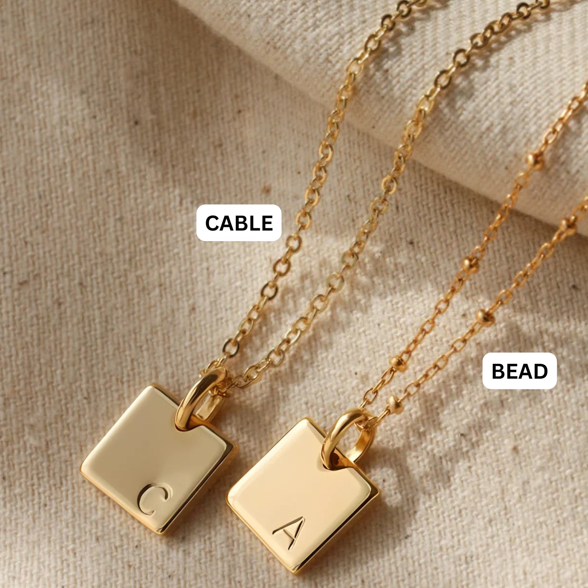 18K Gold Plated Stainless Steel Hypoallergenic Waterproof Tarnish Free Waterproof Sweatproof No-Fade Love Proud Alphabet Necklace The Aura