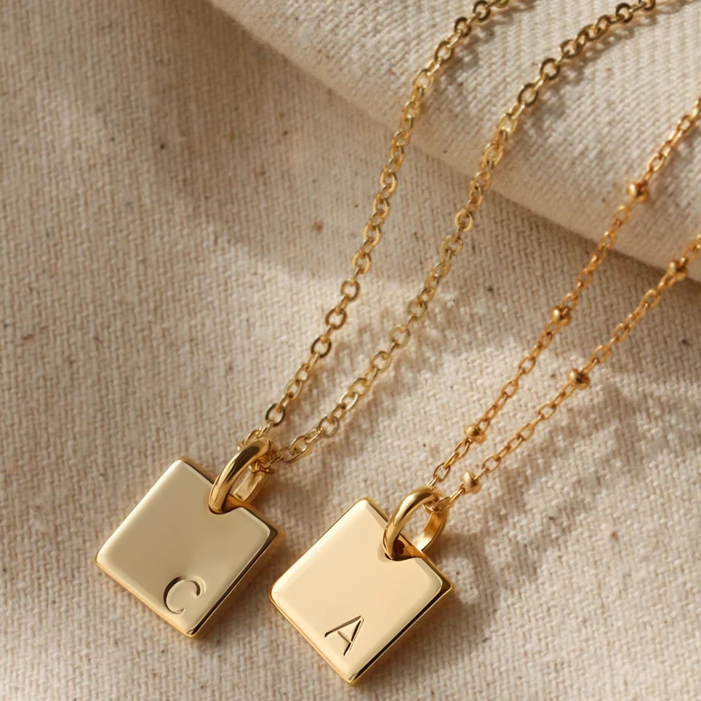 18K Gold Plated Stainless Steel Hypoallergenic Waterproof Tarnish Free Waterproof Sweatproof No-Fade Love Proud Alphabet Necklace The Aura