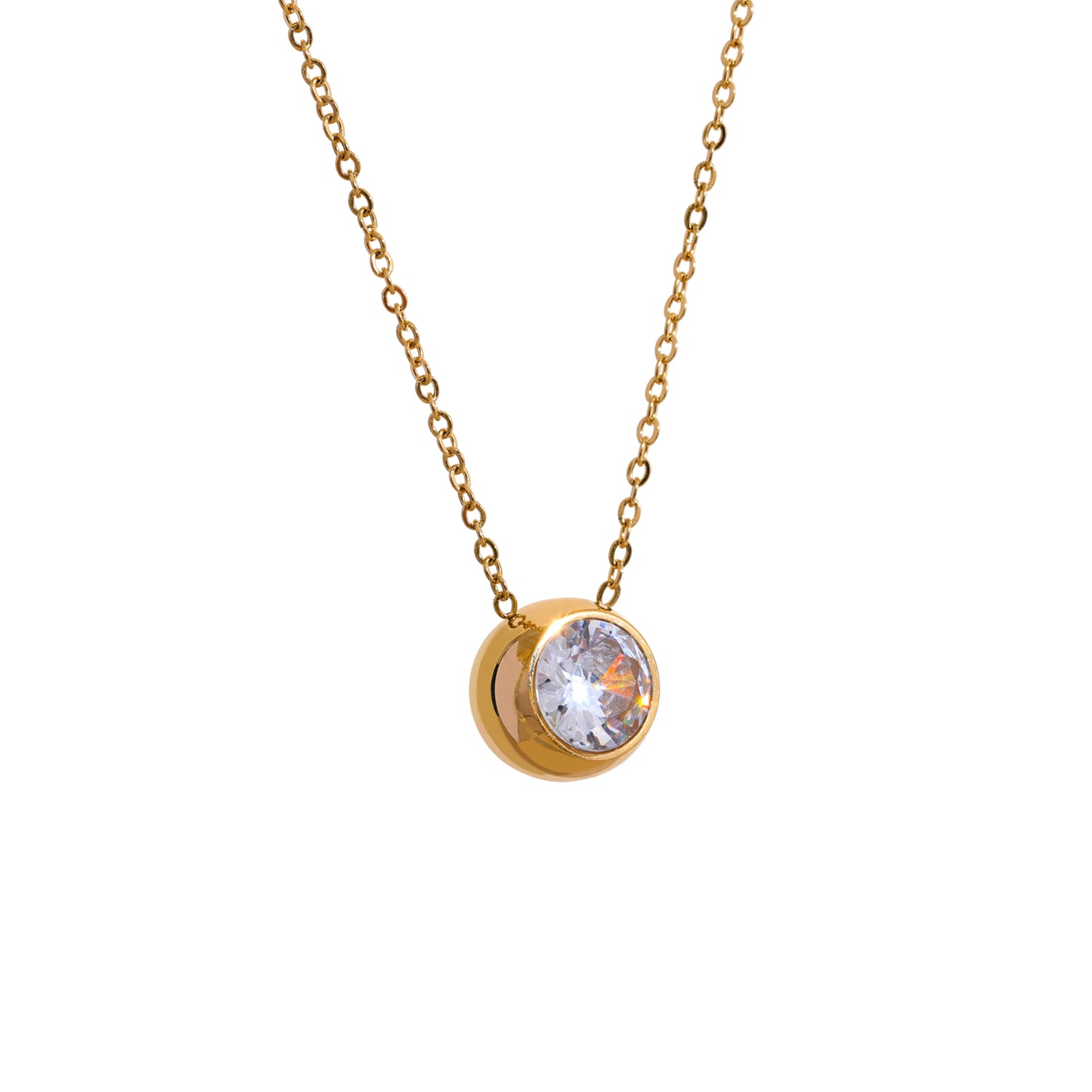 Gold Plated Stainless Steel Hypoallergenic Waterproof Tarnish Free No One Wants To See You Cry Necklaces The Aura