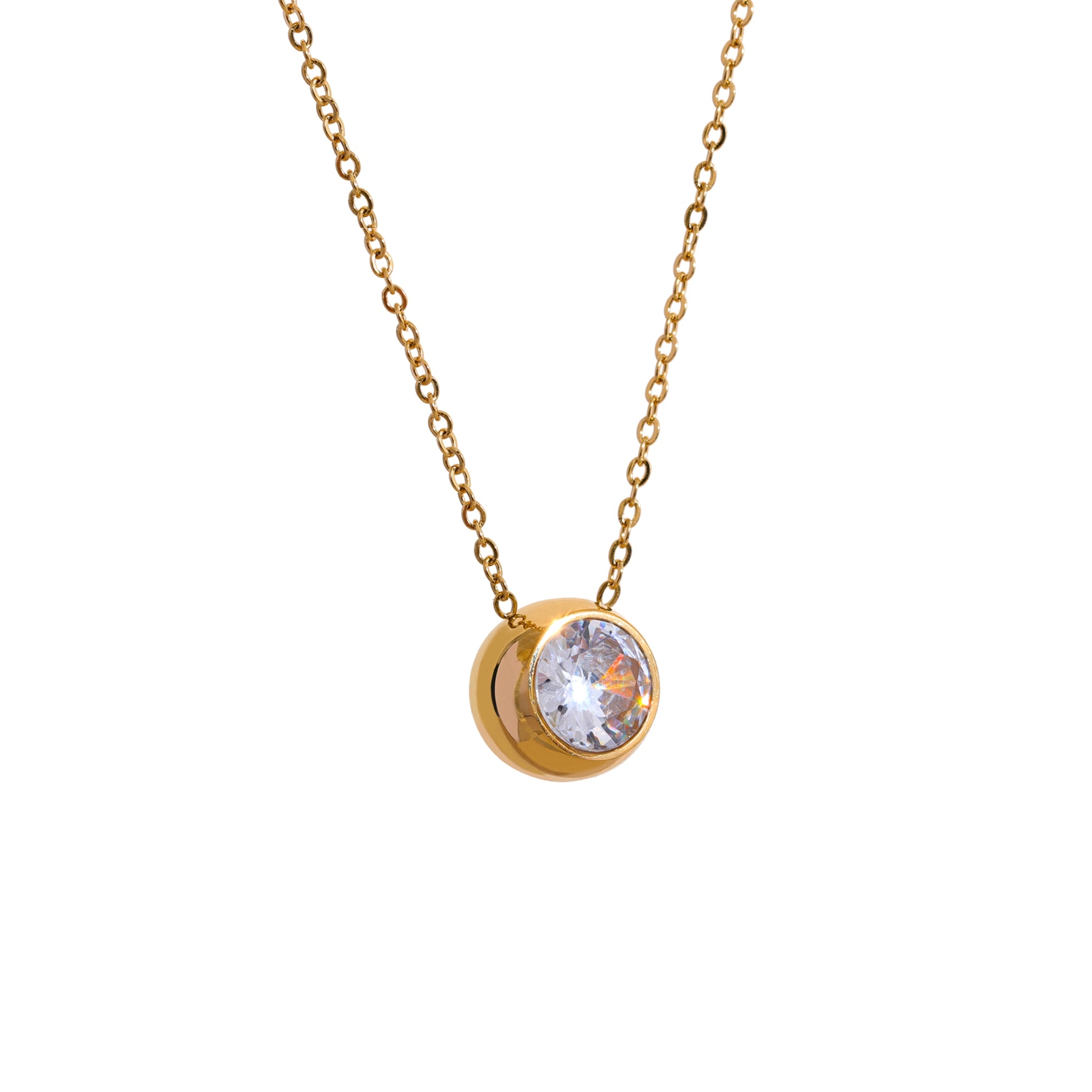 Gold Plated Stainless Steel Hypoallergenic Waterproof Tarnish Free No One Wants To See You Cry Necklaces The Aura