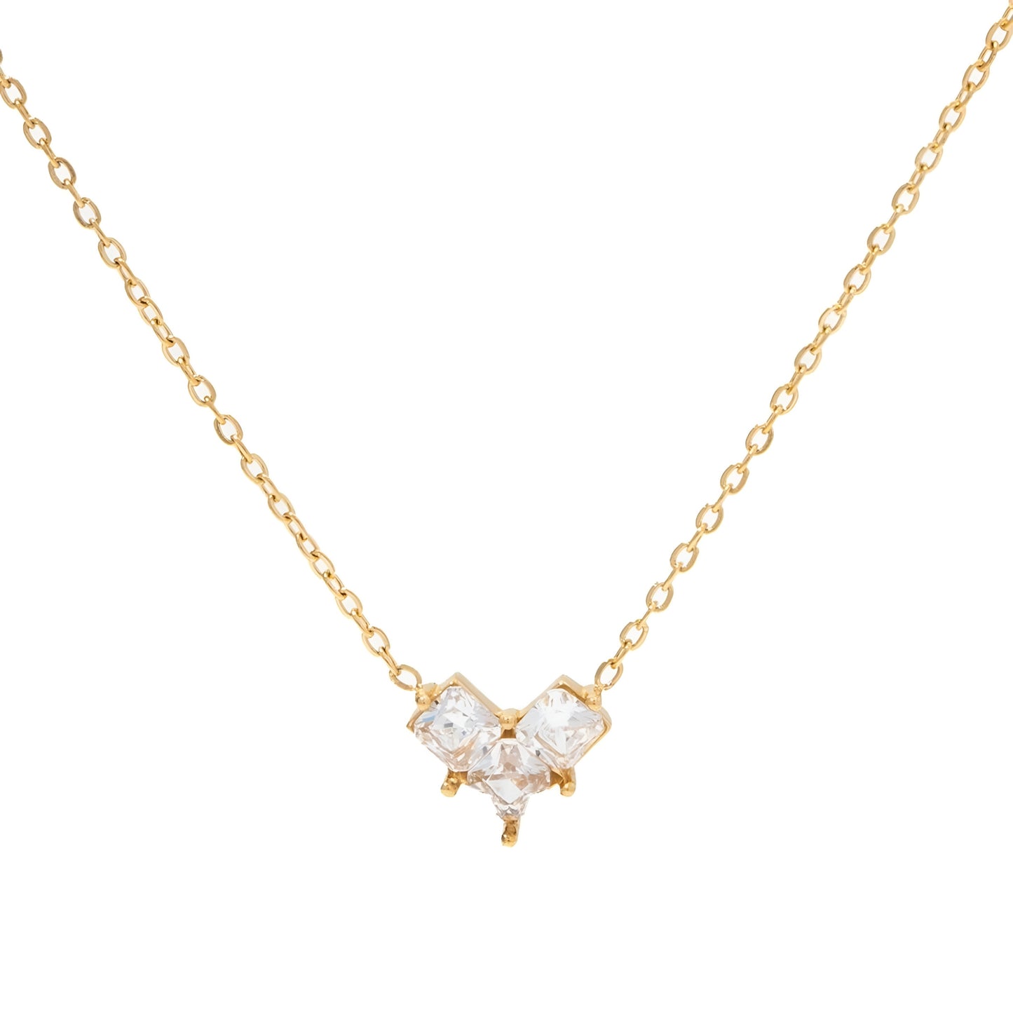 Pure Heart Stud Necklace
