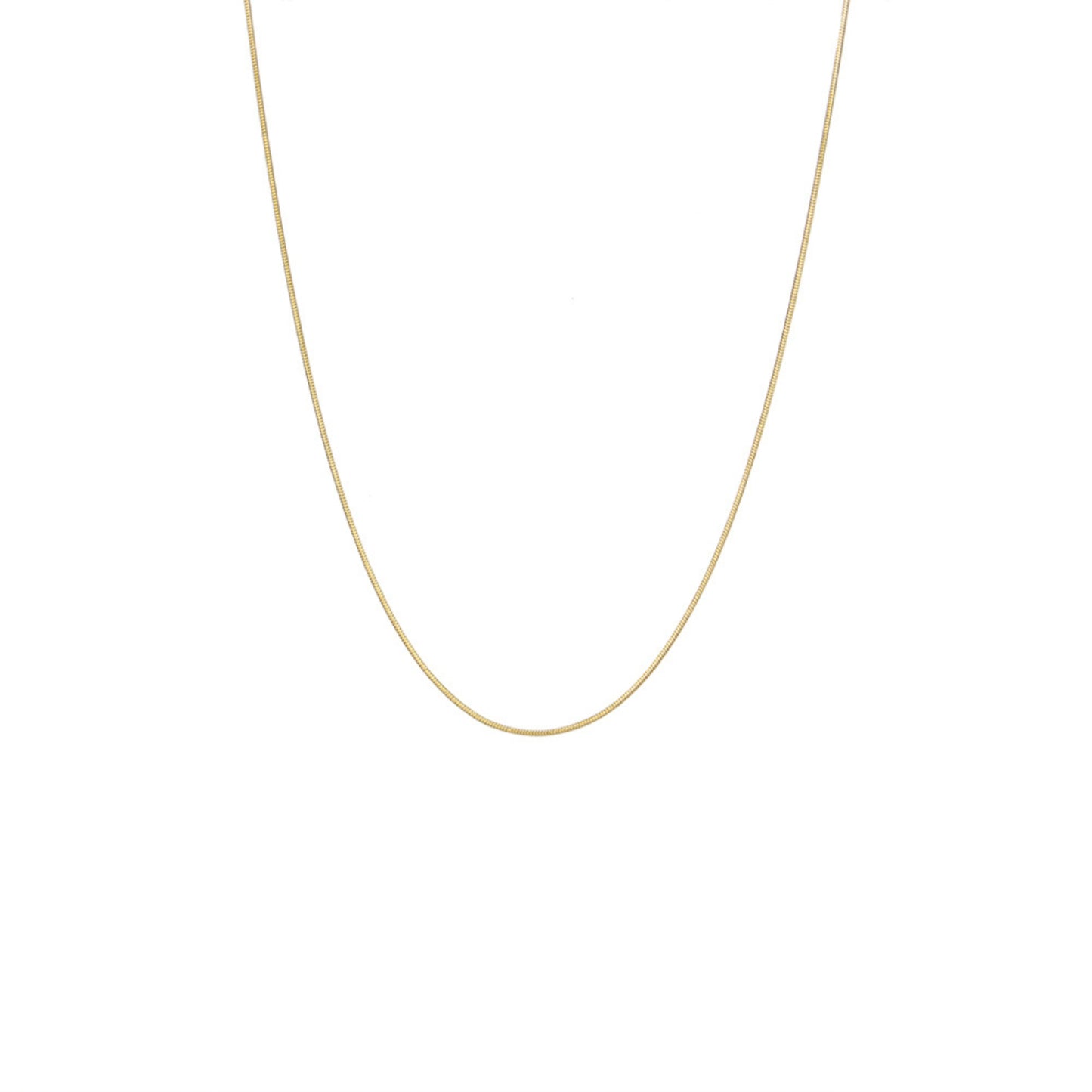 18K Gold Plated Stainless Steel Hypoallergenic Waterproof Tarnish Free Rope Chain Necklaces The Aura